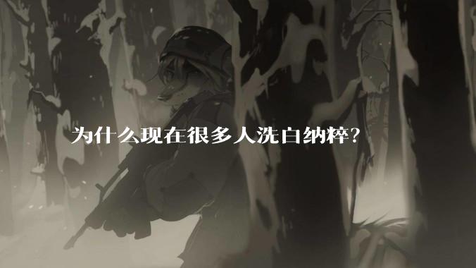 为什么现在很多人洗白纳粹？