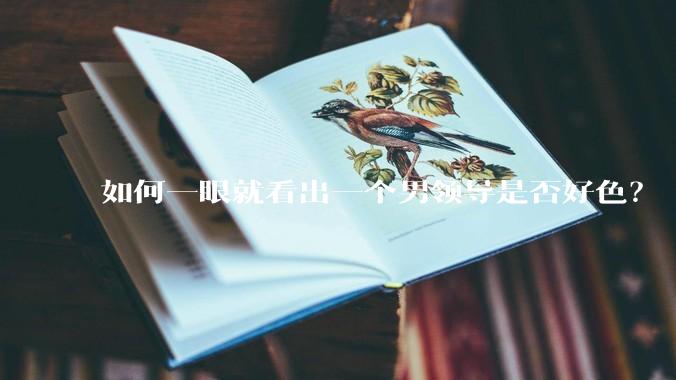 如何一眼就看出一个男领导是否好色？